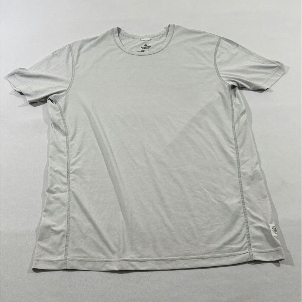 Reigning Champ T-Shirt Gray Short Sleeve Crew Solotex Mesh Tiebreak Standard M